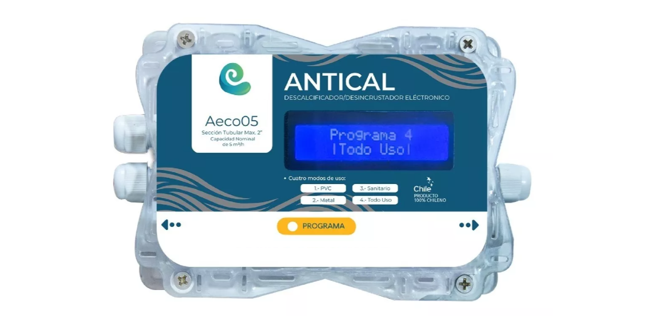 Desincrustador Electrónico - Antical - AECO 05 (Desde 3mt3/Hr hasta 5 mt3/Hr)