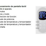 Calefactor Eléctrico Radiante de 1000 Watts