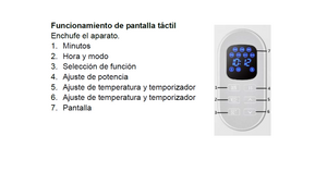 Calefactor Eléctrico Radiante de 1000 Watts