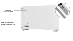 Calefactor Vidrio Eléctrico de 1000 Watts