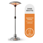 Estufa Calefactor Eléctrico de Terraza de Pie  - Anwo