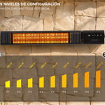 Calefactor Eléctrico de Terraza Muro  - Anwo