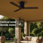 Ventilador de Techo Terraza Negro - Anwo