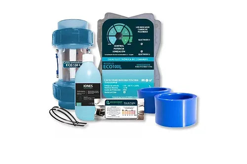 Ionizador para Piscina y Spa - ECO 100 L. Hasta 75 mt3